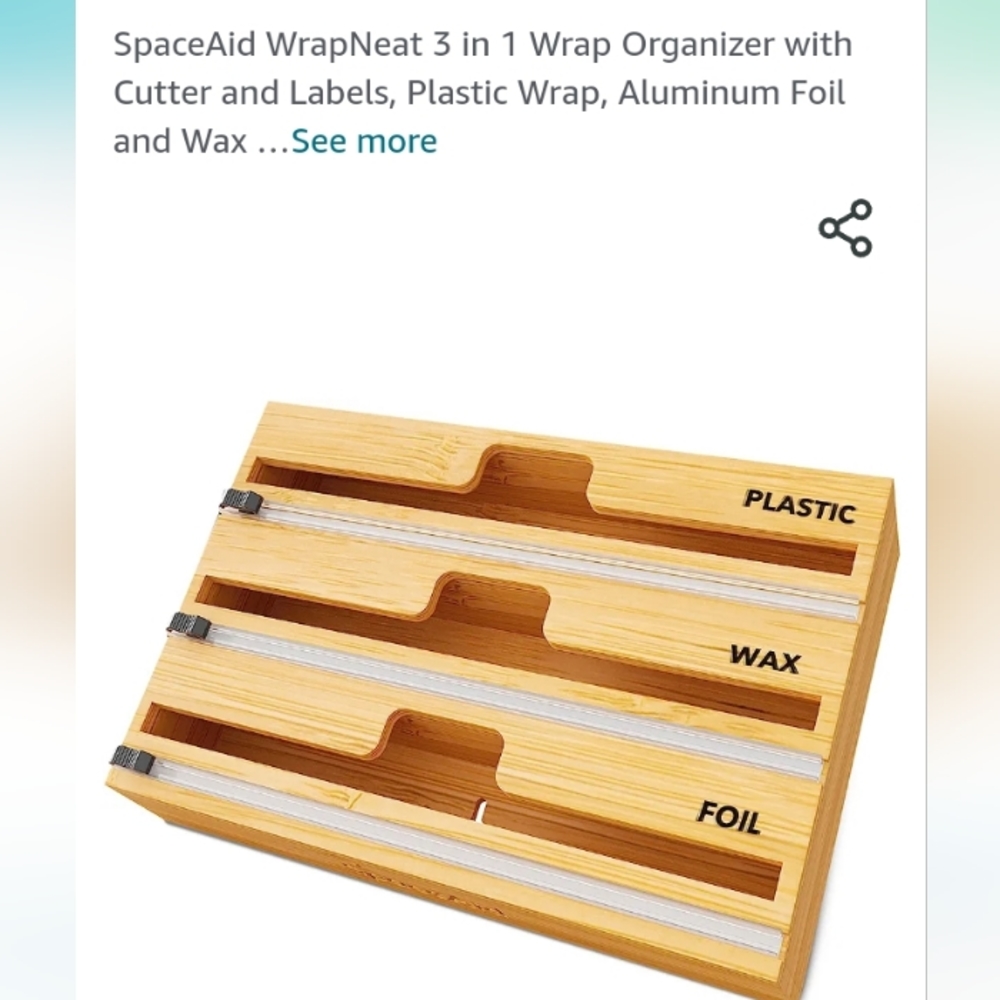 3 in 1 SpaceAide wrap organizer